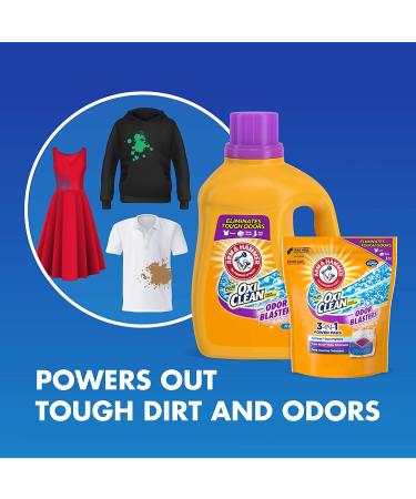 Arm & Hammer OxiClean Odor Blasters Liquid Laundry Detergent - Fresh Burst 35 Loads 61.25 fl oz - Buy Online on GoSupps.com