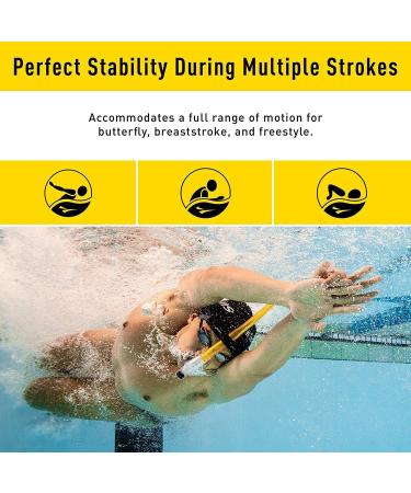 FINIS Original Center-Mount Swimmer's Snorkel - Yellow - Adult | Ideal for Lap Swimming and Swim Training - Buy Online on GoSupps.com