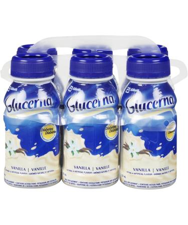 Glucerna Nutritional Drink Meal Replacement Shakes Complete Balanced Nutrition For People With Diabetes Vanilla 6 x 237-mL Bottles Vanilla 237 ml (Pack of 6) - Buy Online on GoSupps.com