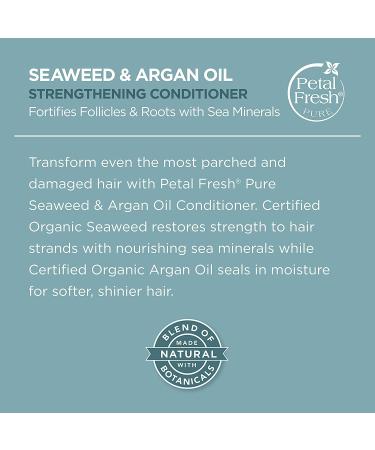 Petal Fresh Pure Strengthening Conditioner with Seaweed & Argan Oil - 16 fl oz - Buy Online on GoSupps.com