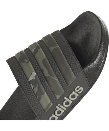 Buy adidas Unisex Adilette Shower Slides 44 2/3 EU - Shadow Olive Putty Grey Olive Strata | International Shipping Available - Buy Online on GoSupps.com