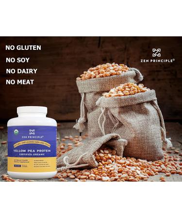 6 lb. Ultra Premium Organic Pea Protein Powder - High-Quality Plant-Based Protein Supplement - Buy Online on GoSupps.com