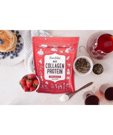 Multi Collagen Protein Powder Type I II III IV V X - Unflavored & Hydrolyzed 16Oz Pure Collagen Peptides Powder - Grass Fed Beef Wild Fish Marine & USA Eggshell - Whole Body Collagen Unflavored 41 servings (Pack of 1) - Buy Online on GoSupps.com