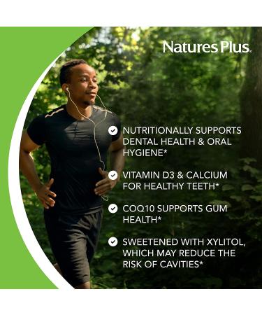 Nature's Plus Adult Dental Care Probiotic Lozenges â€“ Natural Peppermint Flavor, 60 Count - Buy Online on GoSupps.com