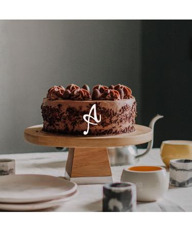 Letter Cake Toppers Acrylic Alphabet Cupcake Topper A-Z Cake Letters DIY Cake Decorations for Birthday Wedding Graduation Baby Shower Rose Gold - Buy Online on GoSupps.com