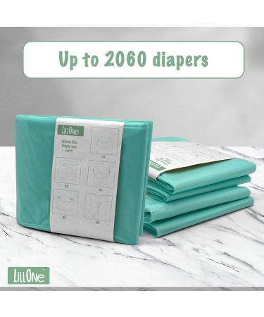 Lillone DEK 4 Long-Lasting Refill Film - Compatible with Korbell 16L Decor Classic & Litter Champ - Antibacterial Odor Protection for Diapers - Buy Online on GoSupps.com
