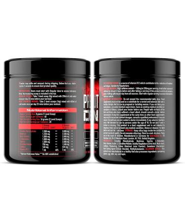 Pre Workout Demon - Hardcore Berry Pre-Workout Powder with Creatine, Caffeine & Beta-Alanine - 360g, 40 Servings - Buy Online on GoSupps.com