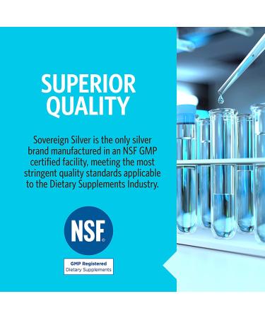 Sovereign Silver Bio-Active Hydrosol Spray 10 ppm - 2 fl oz | Premium Silver Solution - Buy Online on GoSupps.com