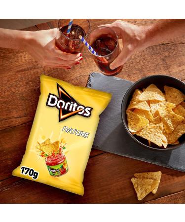 Doritos Tortillas Corn Chips Natural Flavor Pack of 170 g - Buy Online on GoSupps.com