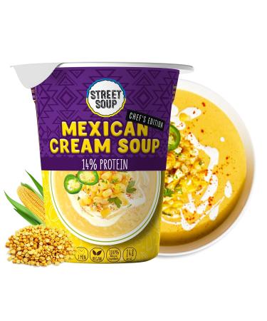Protein Instant Soup Tasting Package | 8x50g Vegan Low Carb Cream Soups | 20% Protein | Natural Ingredients | Ready-to-Eat Meal Set - Buy Online on GoSupps.com