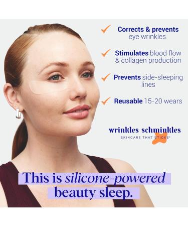 Wrinkles Schminkles Under Eye Wrinkle Starter Pack - Reusable Patches & Cleanser for Smoother Eyes | Shop Internationally - Buy Online on GoSupps.com