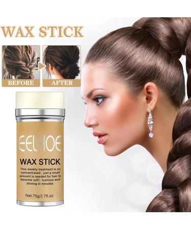 Wax Stick for Hair Wigs | Solid Hair Wax Stick Safe and Healthy Styling Supplies for Short Hair Medium Length Hair Long Hair Any Type of Hair Hondony - Buy Online on GoSupps.com