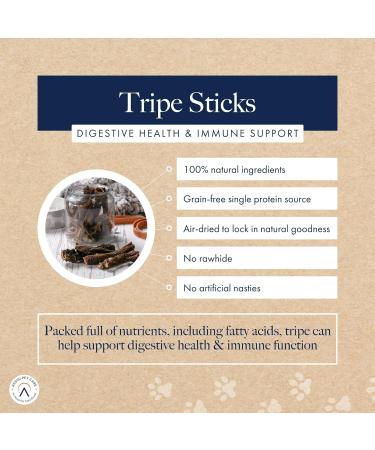 Hollings Tripe Sticks Dog Treats 100% Natural Air Dried Chews for Adult Dogs Grain Free & High in Protein (500g) 500 g (Pack of 1) - Buy Online on GoSupps.com