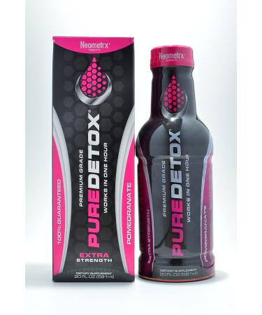 Detox Pure Neometrx Same-Day Extra Strength Detox Drink Pomegranate Flavor 20 Fl Oz