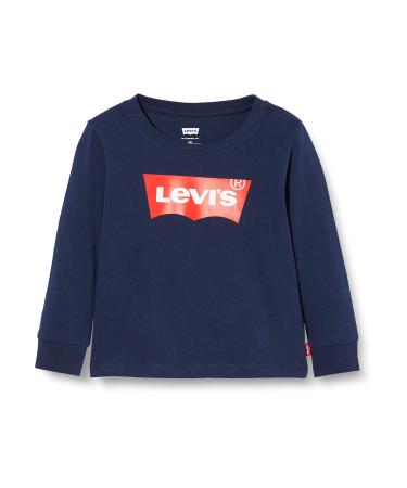 Levi's Kids l/s batwing tee Baby Boys 9 Months Dress Blues