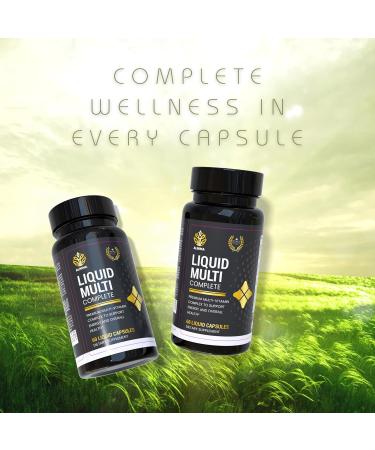 ALNIMA Halal Liquid Multivitamin Complete Energy & Immune Support with 29 Essential Nutrients | 60 Liquid Capsules Halal Certified Non-GMO Made in USA - Buy Online on GoSupps.com