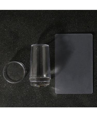 Buy Nail Art Stickers for Women | Party Decor & DIY French Nail Templates - 2 Sets of Washable Silicone Stamps for Beauty Salons - Buy Online on GoSupps.com