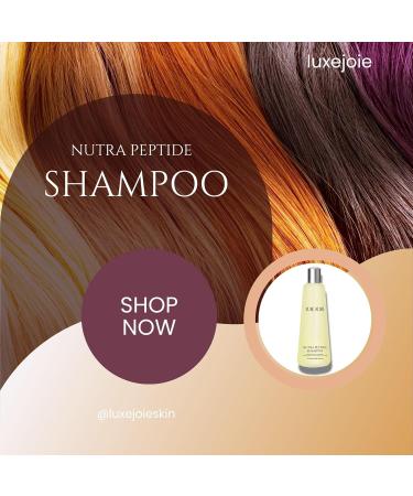 LuxeJoie Nutra Peptide Shampoo 8 oz | Premium Hair Care Products for All Hair Types - Shop Internationally - Buy Online on GoSupps.com