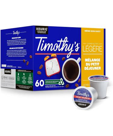 Timothy s Breakfast Blend Single Serve Keurig K-Cup Pods for Keurig Brewers 60 Count Breakfast Blend 60 count (Pack of 1) - Buy Online on GoSupps.com