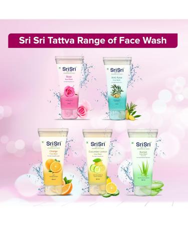 Sri Sri Ayurveda Rose Face Wash 60ml - Best Organic Cleansing for Radiant Skin | International Shipping Available - Buy Online on GoSupps.com