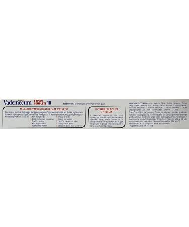 Vademecum - Toothpaste - Expert Complet 10 - Vegan Formula - 75 ml - Buy Online on GoSupps.com
