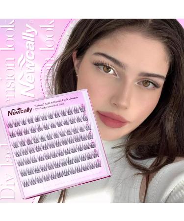 Buy Self Adhesive Lash Clusters - Natural Look Reusable Faux Mink Eyelashes | Newcally Lashes - Buy Online on GoSupps.com