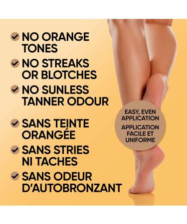 Jergens Natural Glow Instant Sun Sunless Tanning Mousse Light Bronze Self Tanner for Flawless Natural Looking Colour (2 Pack) Light Bronze Duo Pack - Buy Online on GoSupps.com