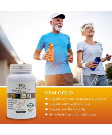 NWC Naturals MSM Gold Systemic Enzyme Supplement - 150 Cap - 2 Pack - Buy Online on GoSupps.com