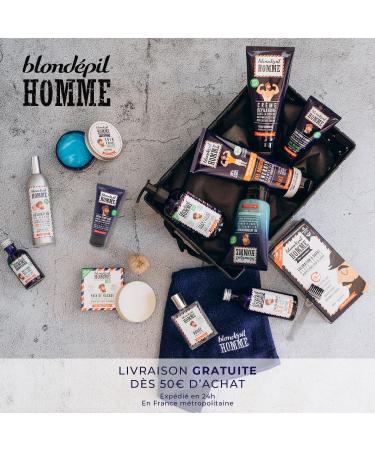 Blond pil Homme - Lot de 4 - Creme depilatoire Corps x2 & Creme depilatoire homme intime x2 Peaux sensibles Made in France - Buy Online on GoSupps.com