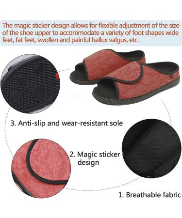 Shop Women s Diabetic Shoes | Extra Wide Open Toe Sandals with Adjustable Straps for Comfort & Support - Ideal for Arthritis & Swollen Feet - Size 7.5 - Buy Online on GoSupps.com