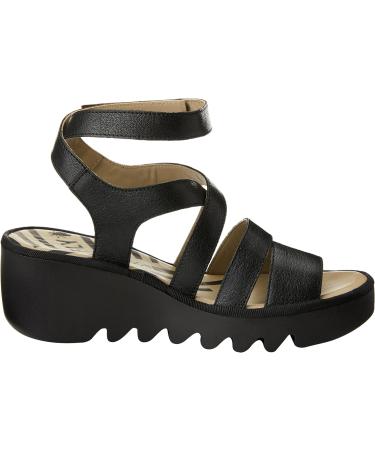 Fly London Women's Bafy485fly Sandal 3 UK Black - Buy Online on GoSupps.com