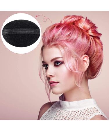 Buy 2-Pack Invisible Fluffy Hair Clips & Puff Pillows - Perfect Hair Accessories for Women & Girls (Black 2 Sizes) - Buy Online on GoSupps.com