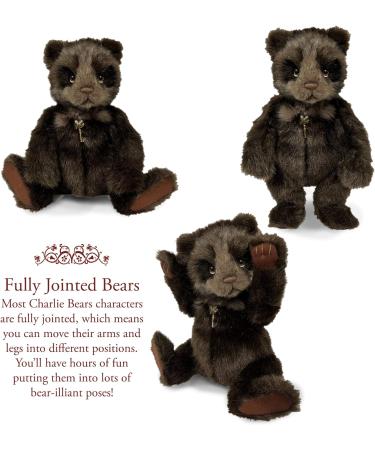 Charlie Bears Treacle Toffee | 2023 Long Fluffy Plush Collectable Jointed Teddy Bear With Scarf Accessory - Buy Online on GoSupps.com