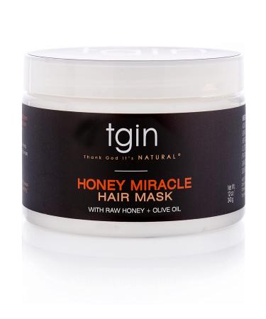TGIN Honey Miracle Hair Mask 12oz for Type 3c and 4c Hair - Deep Conditioner for Dry and Curly Hair - Buy Online on GoSupps.com