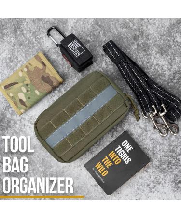 Oneigris Dog Feed Bag - Large Space 2-Pack | Reflective Stripes for Tactical Training & Walking - Ideal for Dogs - Buy Online on GoSupps.com