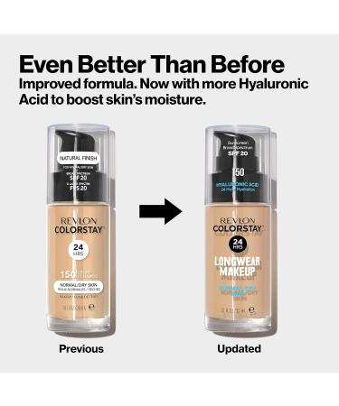 Revlon ColorStay Foundation for Normal/Dry Skin - 30 ml Ivory | Long-lasting Formula - Buy Online on GoSupps.com