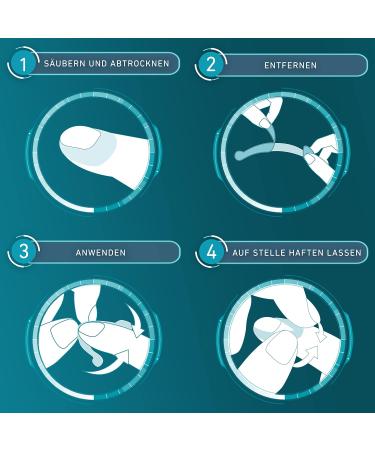 Compeed Finger Tears - Hydrocolloid Plasters for Torn Fingertips & Cuticle Cracks 2-Pack (10 Pieces Each) - Fast International Shipping - Buy Online on GoSupps.com