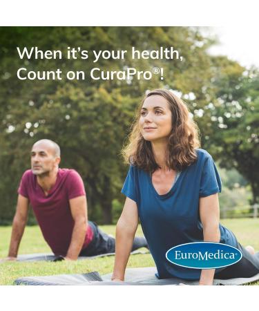 EuroMedica CuraPro 750mg - High Potency Turmeric Curcumin Supplement - 120 Softgels - Buy Online on GoSupps.com