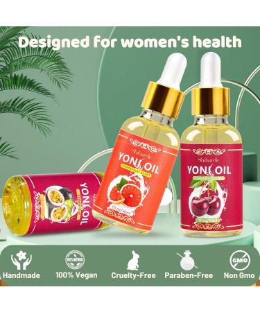 3 PCS Yoni Oil | Organic Feminine Care Essential Oil | PH Balanced Vaginal Moisturizer & Deodorant for Women - Buy Online on GoSupps.com