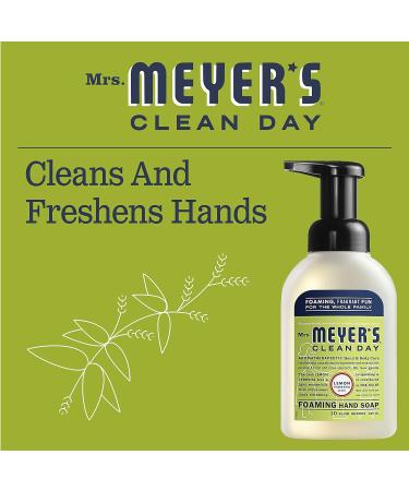 Mrs. Meyer's Clean Day Foaming Hand Soap Lemon Verbena 10 Fl Oz - Pack of 6 | Refreshing Hand Wash Set - Buy Online on GoSupps.com