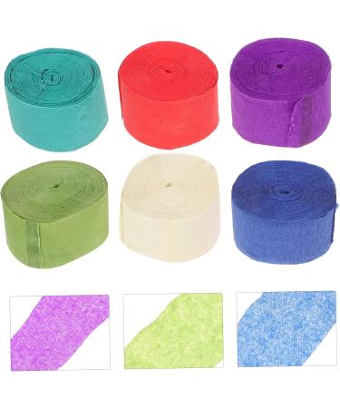 Ciieeo 7 Rolls Crepe Roll Paper - Peach Decorations Halloween Streamers Wedding Decor & Craft Party Supplies - Buy Online on GoSupps.com