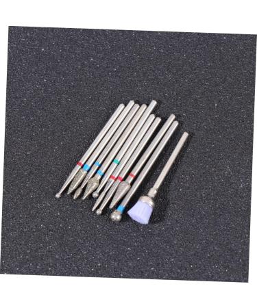 minkissy 10pcs Acrylic Nail Drill Bits Nail Grinding Head Bit Nail Art Grinding Tool Fine Grit Nail Drill Bit Cuticle Drill Bits for Acrylic Nails E Tool Manicure Gel M As Shown - Buy Online on GoSupps.com