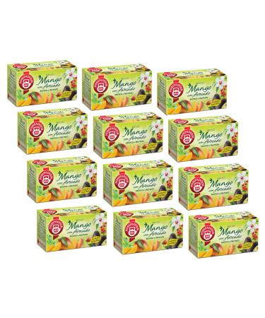 Pompadour Pompadour | Mix Mango Fruits and Avocado Oil | Apple Infusion White Hibiscus - 12 x 20 Filters (600 Gr) | Mango Herbal Tea