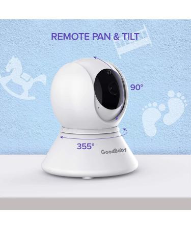 Remote Pan-Tilt-Zoom Baby Monitor | 3.5 Large Screen, Night Vision, Two-Way Talk, Room Temperature, Lullabies | 960ft Range - Buy Online on GoSupps.com