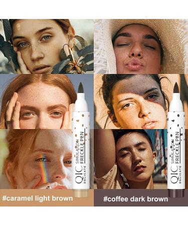 Monshop Freckles Pencil - Waterproof Faux Freckles Makeup Pen for Natural Lifelike Result - Buy Online on GoSupps.com