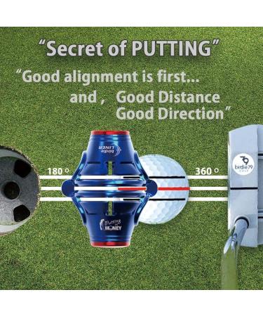 BIRDIE79 Premium Quality Golf Ball Marker Alignment Tool Kit with 3 Marker Pens - 360-Degree Triple-Line Design in Luxurious Gift Box - Buy Online on GoSupps.com