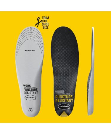 Shop Dr. Scholl's Professional Series Work Insoles - Puncture Resistant Men's Sizes 8-14 Trim to Fit - International Shipping Available - Buy Online on GoSupps.com