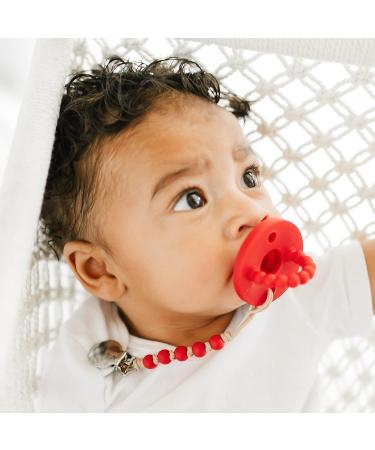 Ryan & Rose Cutie PAT Pacifier Teether - Stage 2 Red | Buy Online - Buy Online on GoSupps.com
