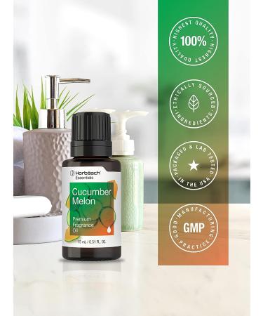 Cucumber Melon Fragrance Oil 0.51 fl oz - Premium Grade for Diffusers, Candle & Soap Making | Horbaach - Buy Online on GoSupps.com