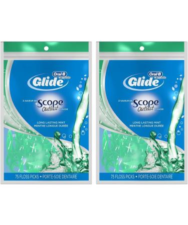 Buy Oral-B ADV Floss Pick with Scope (75 Pack) - Best Dental Care for a Bright Smile | International Shipping Available - Buy Online on GoSupps.com